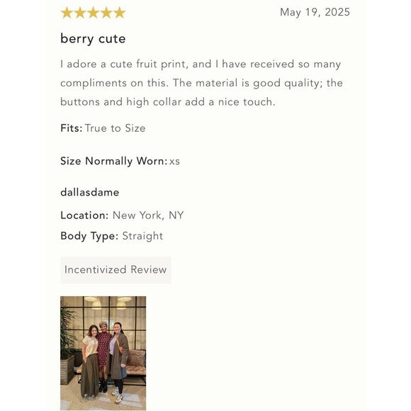 NWT Anthropologie Maeve Strawberry Dress - Picture 6 of 16